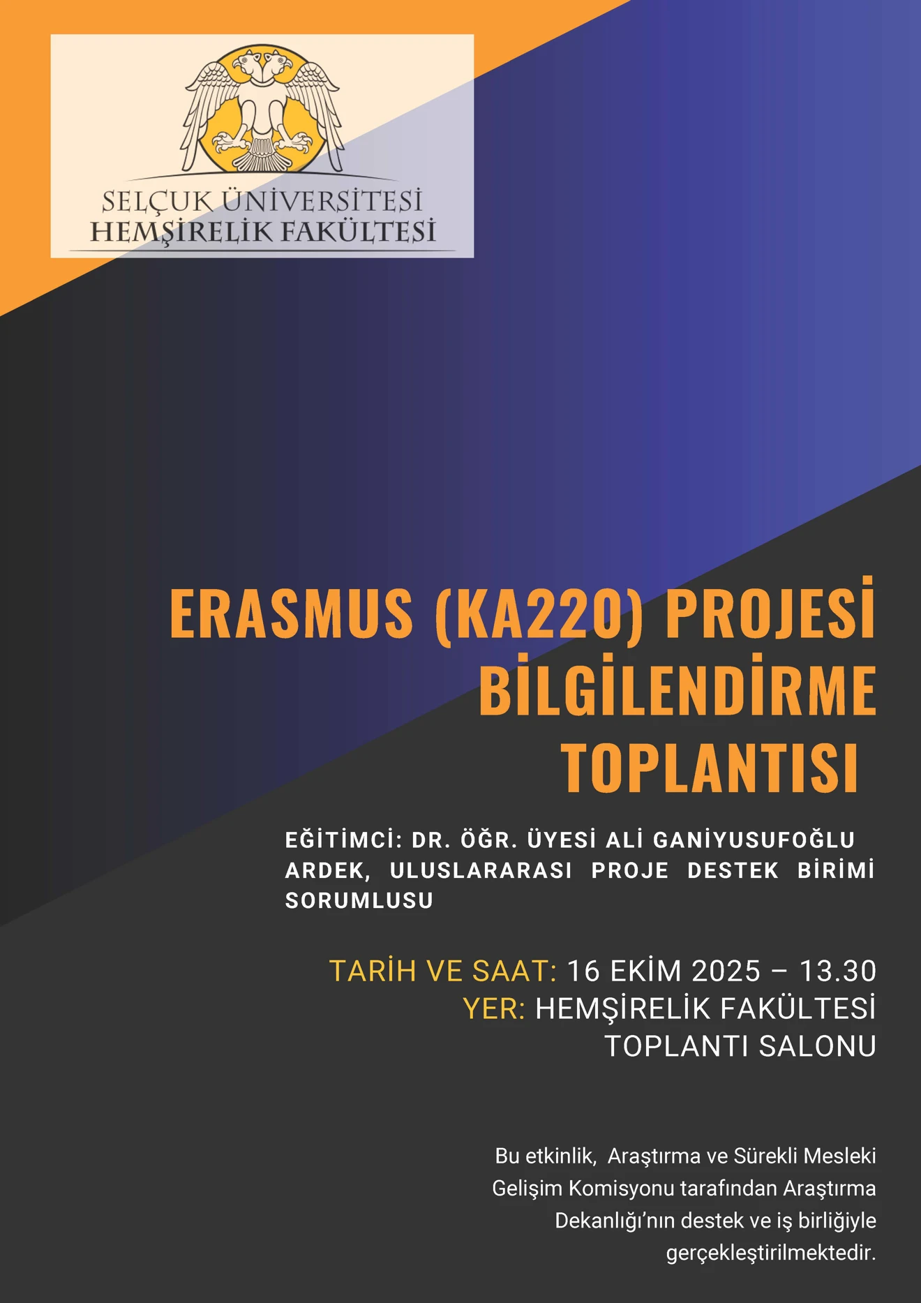 Erasmus (KA220) Projesi Bilgilendirme Toplantısı
